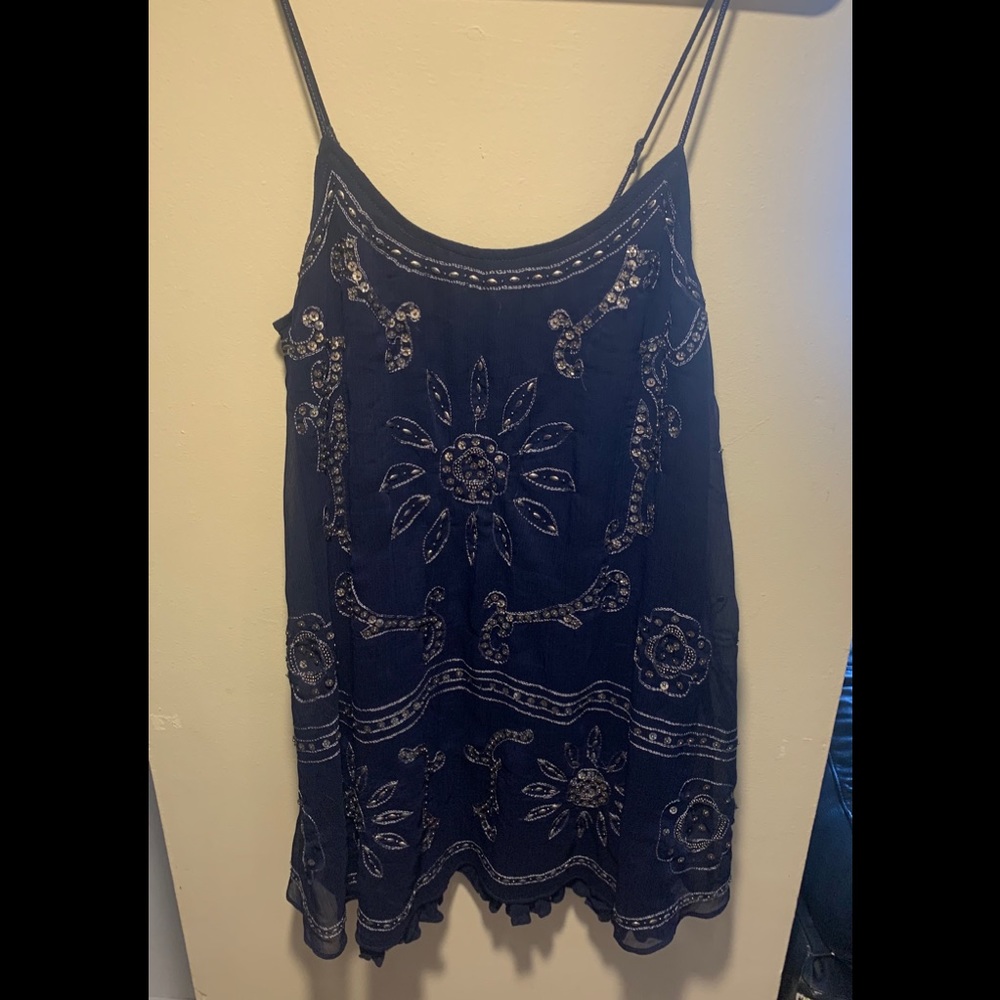 Summer beaded dress 👗 size Medium 🌺